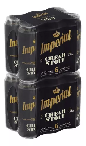 WebApp - Cerveza Negra Imperial Cream Stout Pack x 6 Latas de 473 cc. -  Supermercado La Anónima