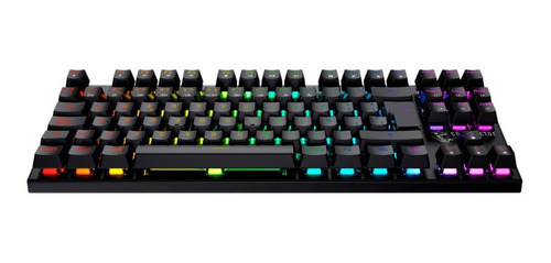 Imagen 1 de 8 de Teclado Gamer Mecanizado Constrictor By Aiwa Qwerty Metal