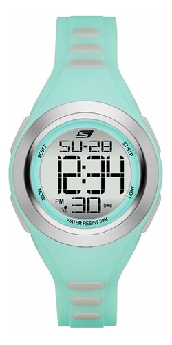 Reloj Mujer Skechers Sr2016 Cuarzo 33mm Pulso En Poliuretano