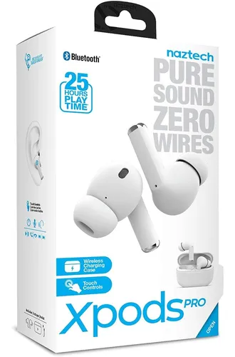 Auriculares Internos Inalambricos Blanco | Naztech Xpods ...