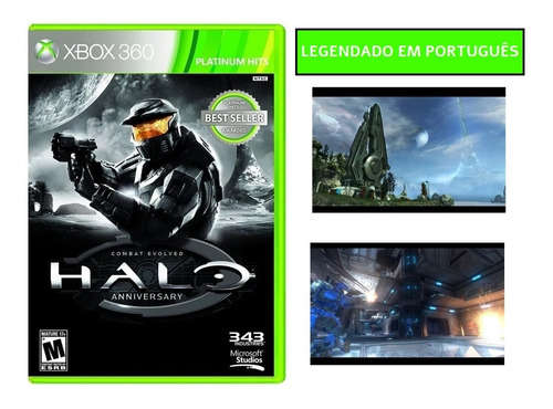 Halo Combat Evolved Anniversary Xbox 360 Lacrado - Nacional