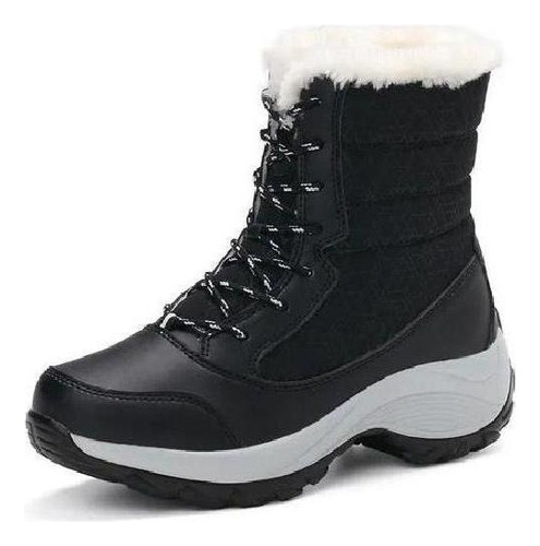 Botas De Nieve Cálidas Para Mujer, Botas Antideslizantes, Li