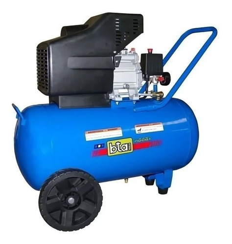 Compresor de aire eléctrico portátil Bta Tools D-CA2-50-6 50L 2hp 220V 50Hz azul
