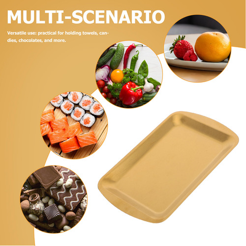 Bandeja De Acero Inoxidable Para Barbacoa: Comida Rectangula