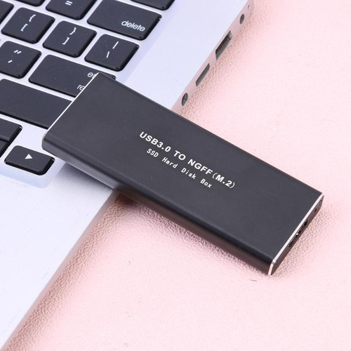 Imagen 3 de 3 de Cofre Case Type C Para Disco Ssd M.2 Ngff Aluminio