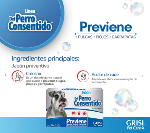 Grisi Pet Jabón 100g Y Shampoo 500ml Para Perro Consentido