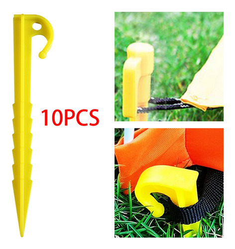 2 Set De Clavijas Para Toldo De Camping Accesorios 2 Piezas