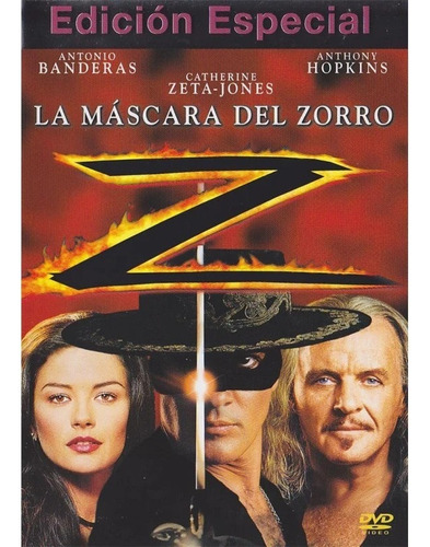 La Máscara Del Zorro- Antonio Banderas- Anthony Hopkins Dvd