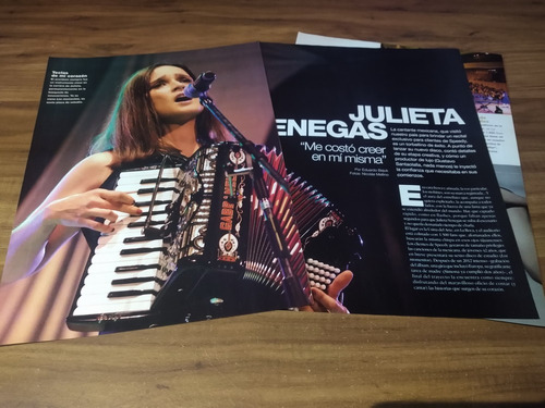 (d163) Julieta Venegas * Clippings Revista 3 Pgs * 2012