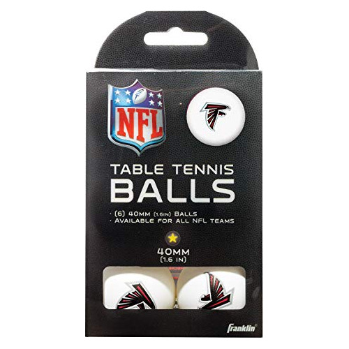 Pelotas De Tenis De Mesa Franklin Sports Atlanta Falcons, Nf