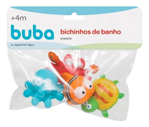 Bichos Oceano P/ Banho Buba +4m 096790