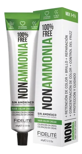 Fidelite | 100% Free Non Ammonia | Tintura Sin Amoniaco 60ml