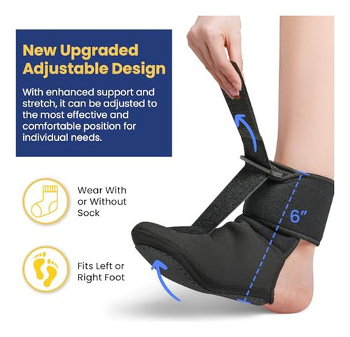 Jwhoo Calcetín Con Férula Para Fascitis Plantar: Soporte O