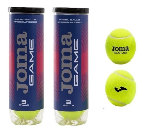 Pack De 2 Botes De Pelotas Para Pádel Joma