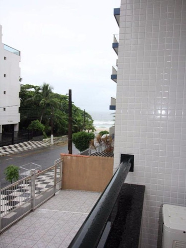 Imagem 2 de 9 de Guarujá - Praia Do Tombo - 50 Metros Da Praia - Vista Mar - 2 Dormitórios - Ap3629 - 34710470