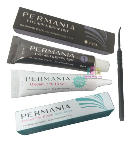 Tinte Permania Negro Para Pestañas