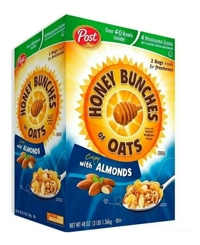 Cereal Honey Bunches Oats 1.36kg Riquísimo 