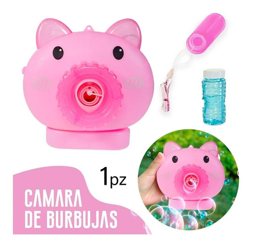 Imagen 1 de 6 de Cámara De Burbujas Juguete Para Hacer Burbujas Burbujero 1pz