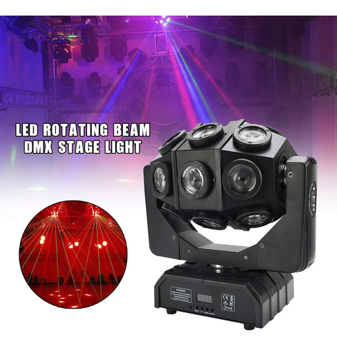 Cabezal Móvil De 180 W, 18 Led, Rgbw, Efecto Dj Disco Party
