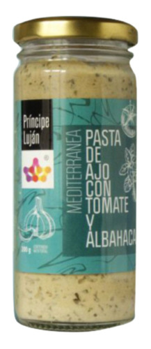 Pasta De Ajo Principe Lujan Girasol Tomate Y Albahaca X200gr