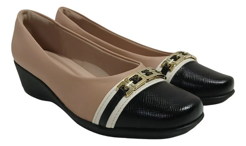 Zapato Mujer Piccadilly 143235 Taco Chino Aplique Nude 39
