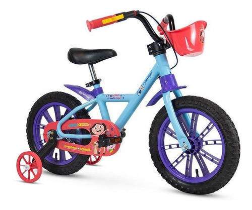 Bicicleta Infantil Nathor Aro 14 Show Da Luna