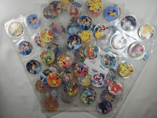 Colección De Tazos Piks Pokémon 2000 50/50 Piezas (Usado)