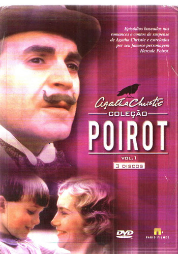 Dvd Poirot Agatha Christie -vol1 -3disco/original/perf Estad