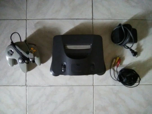 Nintendo 64 +1 Control + Cables Video Y Corriente