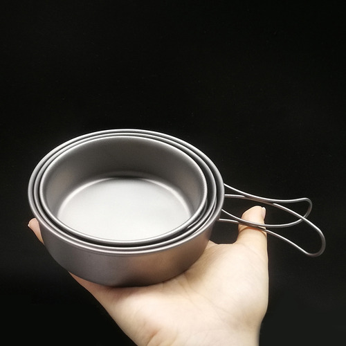 Sartén Plegable Con Cuencos Para Acampar Y Hacer Senderismo