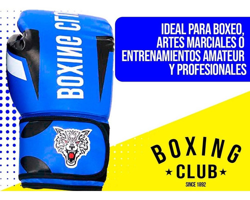 Imagen 7 de 10 de Guantes De Boxeo Boxing Club Ventilados Ajustables Reforzado