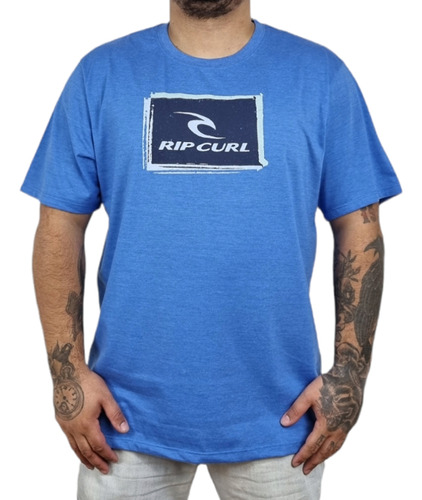 Camiseta Rip Curl Icon Trash Blue Marle