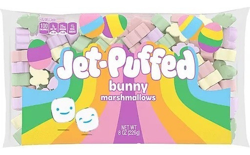 Malvaviscos De Conejitos Pascua Jet-puffed Bunny Marshmallow
