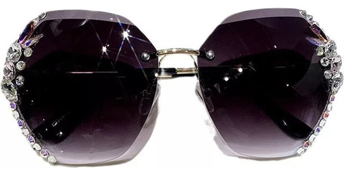 Gafas De Sol De Lujo Vintage Gafas De Sol Con Diamantes De