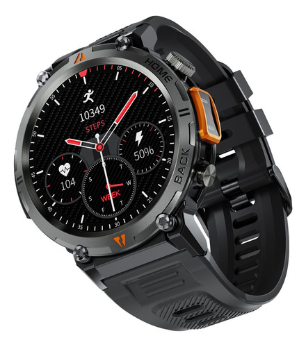 * Reloj Inteligente Militar Eigiis Ke3 Con Linterna De