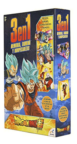 Novelty Jca-2917 Set De Juegos 3 En 1 Dragon Ball Súper