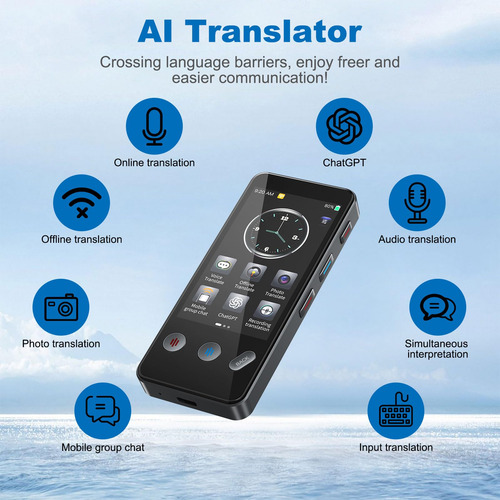 Dispositivo Traductor De Idiomas Ruisj 139+ Idiomas Sin Wifi