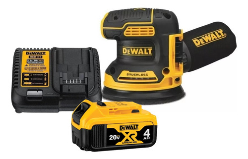 Lixadeira Roto Orbital Dewalt Dcw210 Bateria 4ah Carregador