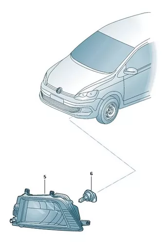 Par Farol Milha Saveiro Cross 2017 2018 2019 2020 2021 2022 - AMS AUTO -  Farol de Milha - Magazine Luiza