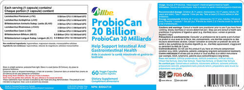Allbe Probiocan 20b Cfu Probióticos Mujer 240 Días
