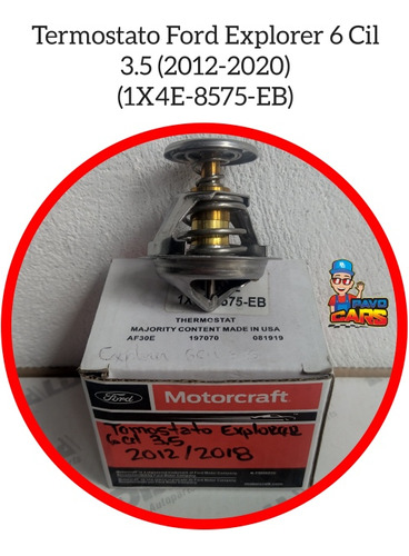 Termostato Ford Explorer 6 Cil 3.5 (2012-2020)(1x4e-8575-eb