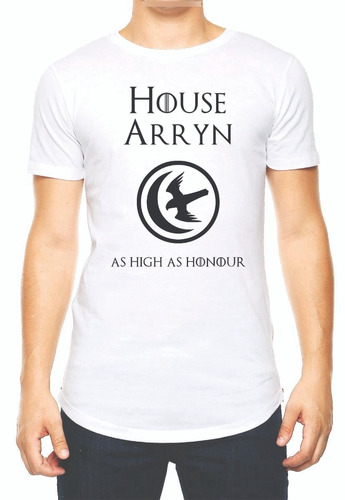 Playera Caballero Blanco Casa Arryn Game Of Thrones