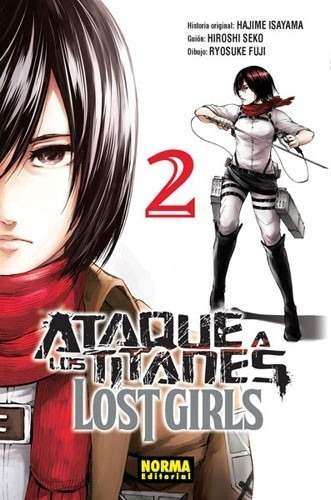 Manga Ataque A Los Titanes Lost Girls Tomo 2 Editorial Norma