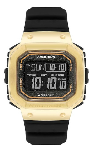 Armitron   Reloj Unisex Con Cron Grafo Digital Con Correa De