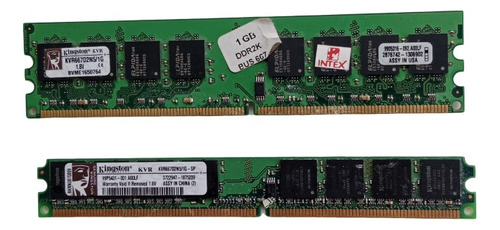 Ram Ddr2 1gb Pc De Mesa 667 Mhz Marca Kingston Mod: Kvr667d2