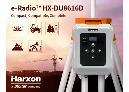 Rádio Uhf Rtk Harxon Externo Alta Potência Compatível Gnss | Frete