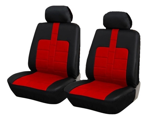 Cubre Asiento Eco Cuero Funda Asiento Delantero Pick Up Rojo