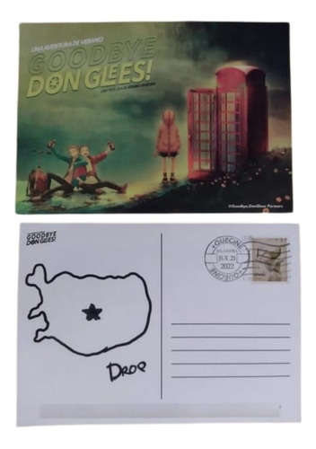Postal Conmemorativa, Original De Cine Goodbye Don Gleess