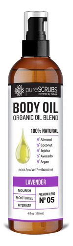 Aceite Corporal De Lavanda Ultra Hidratante Para Piel Seca,