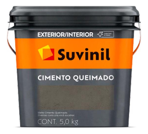 Cimento Queimado Avenida Expressa 5kg - Suvinil Cor Selva De Pedra